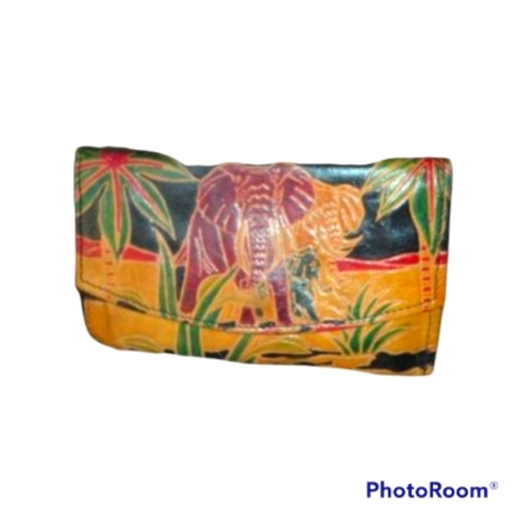 Handmade Handbags - Indian Elephant Clutch